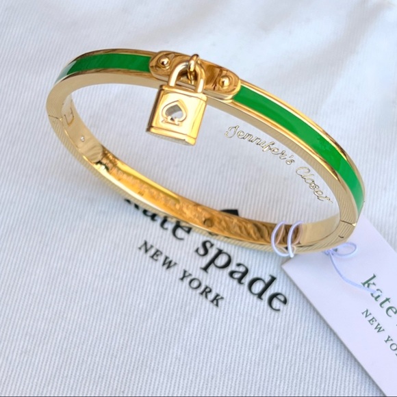 NWT ♠️ Kate Spade Lock Charm Bracelet - Picture 3 of 6
